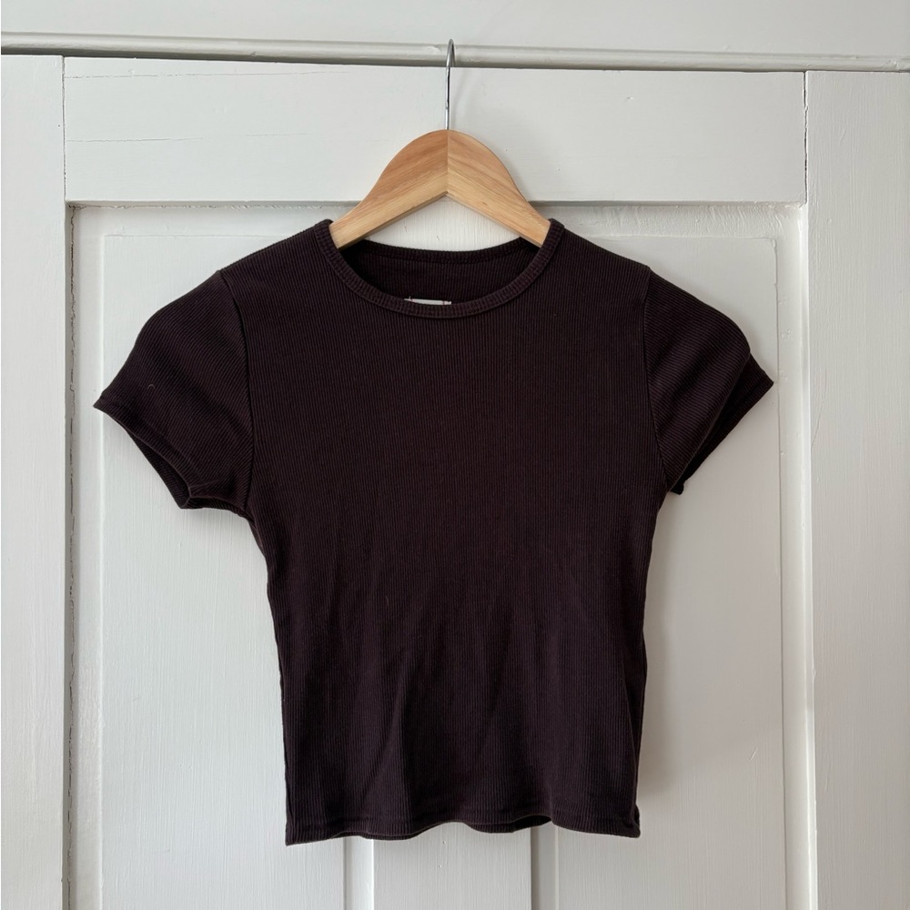 BDG Purple Crop Baby Tee